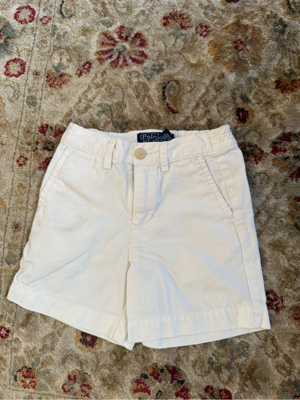 Polo by Ralph Lauren White Kids Cotton Shorts